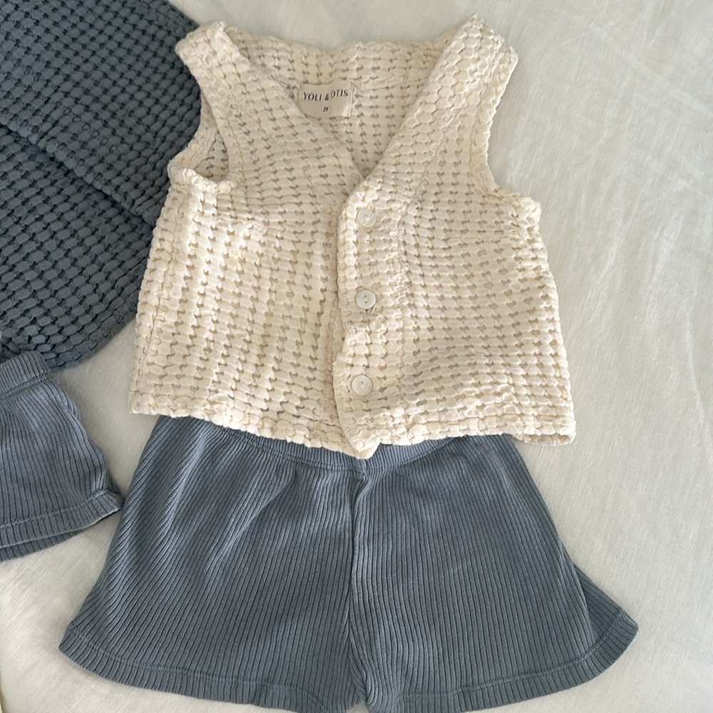 Kids vest organic cotton